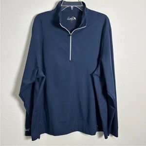 Arnold Palmer Invitational 1/4 Zip Lightweight Windbreaker Men’s XL Navy Blue